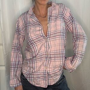 Ralph Lauren Plaid Flannel Button-Up